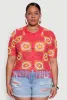 Plus Size Boho Crochet Fringe Shirt sold by Rainbow