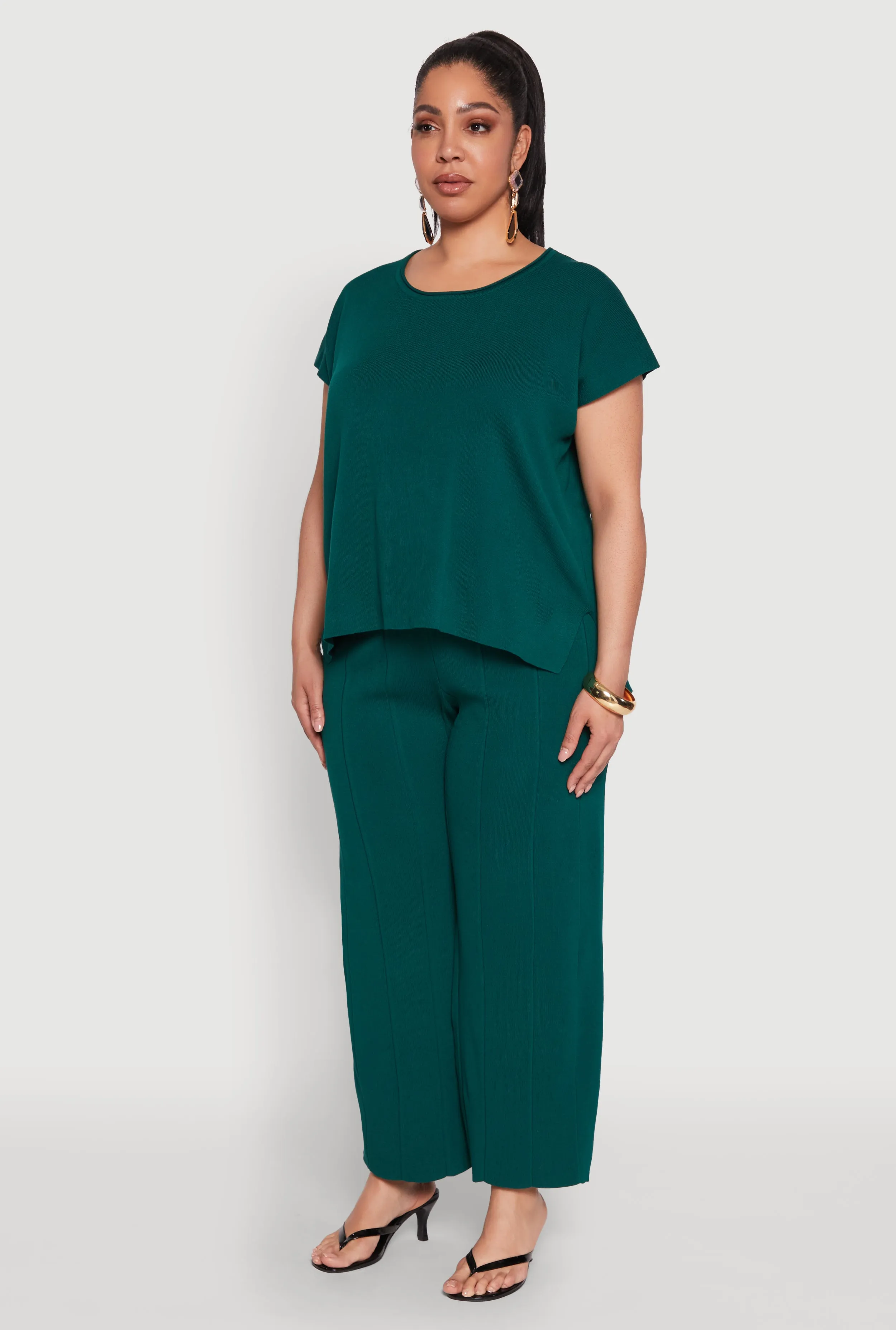 Plus Size Daisy Knitted Crew Neck Top sold by Rainbow product image thumbnail 5