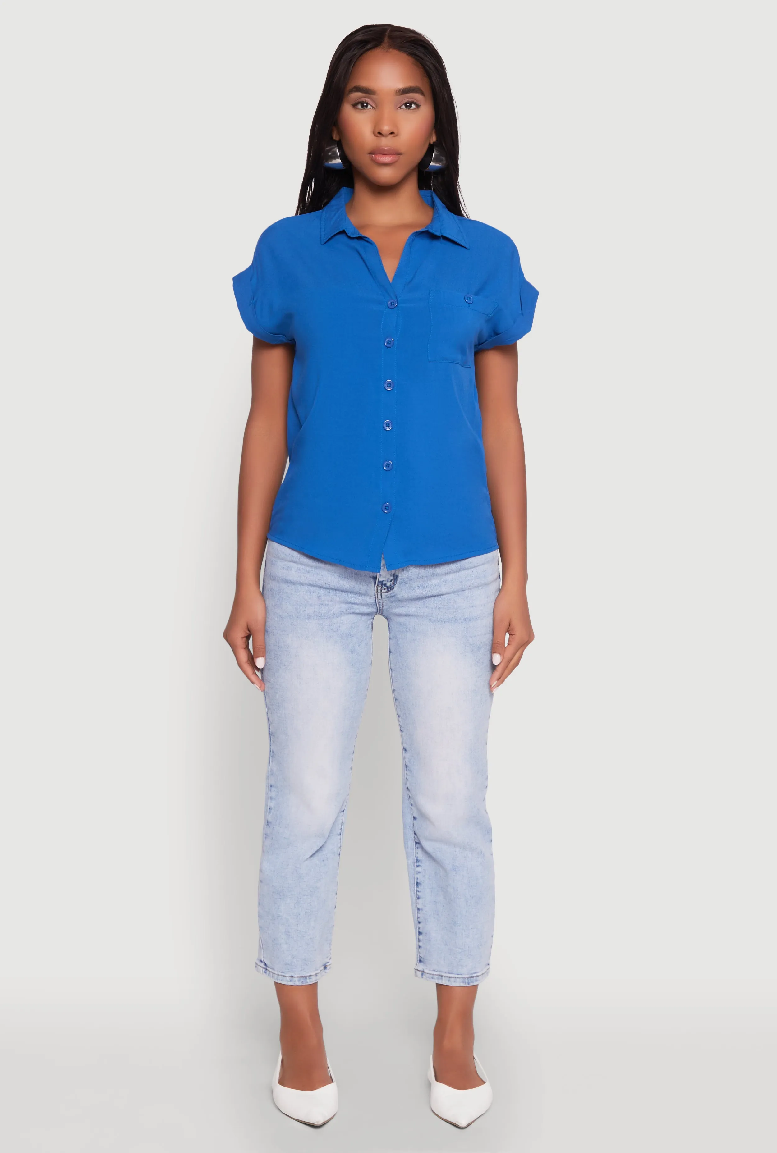 Fixed Cuff Short Sleeve Shirt sold by Rainbow