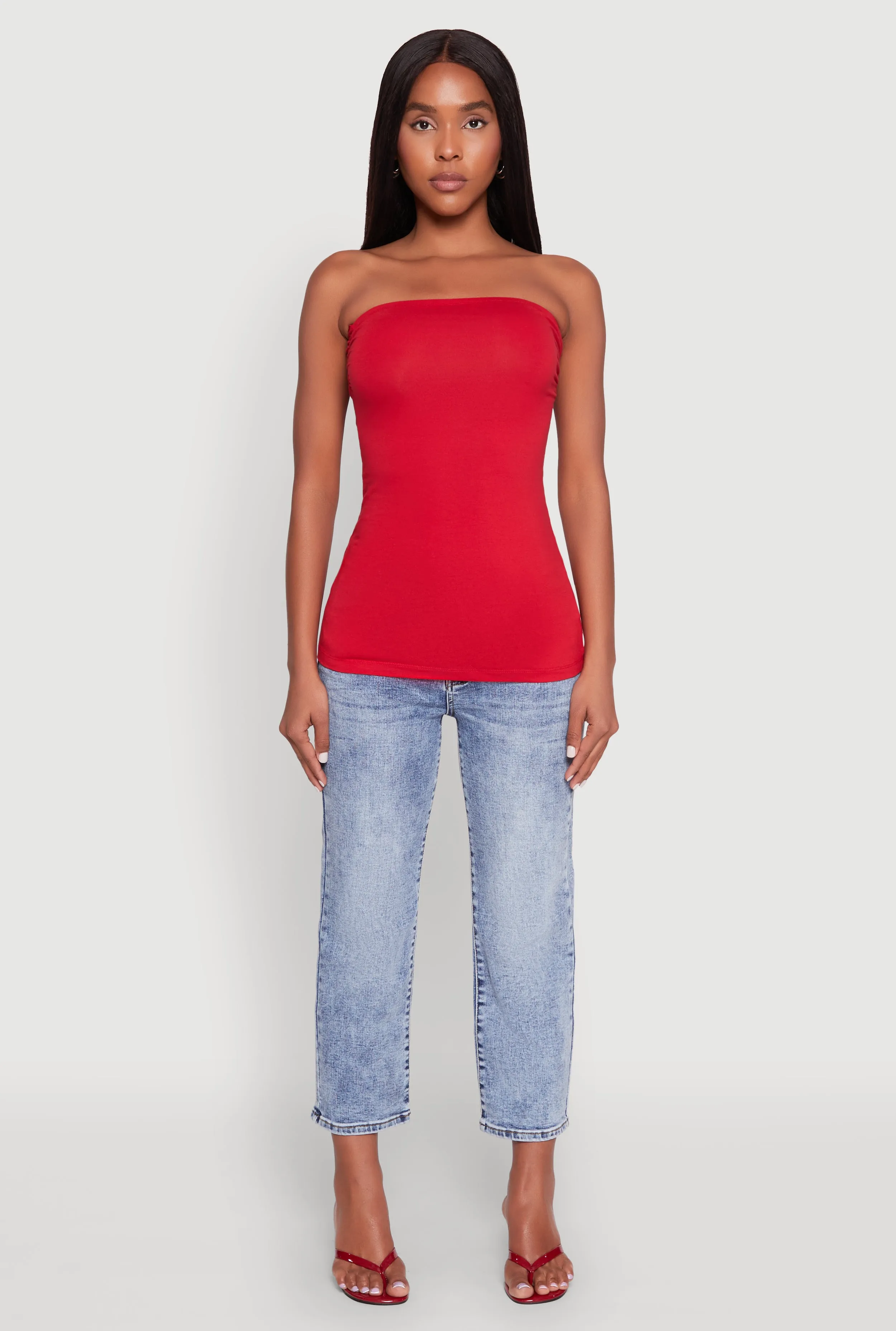 Ruched Side Tube Top sold by Rainbow product image thumbnail 3