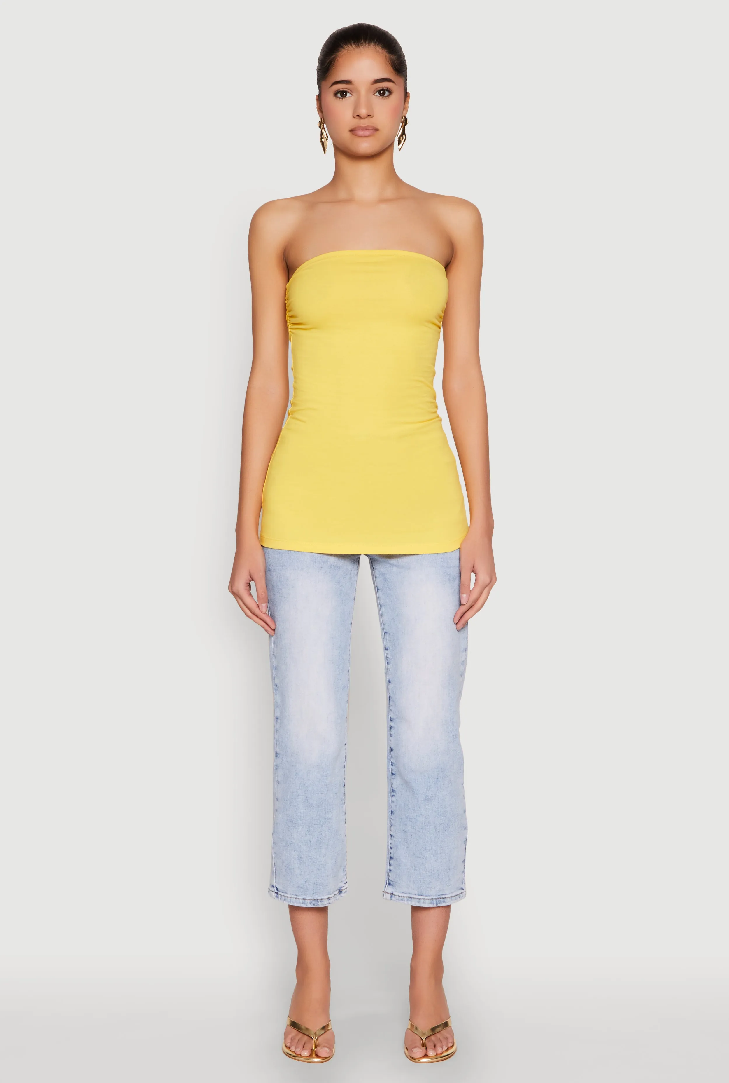 Ruched Side Tube Top sold by Rainbow product image thumbnail 3
