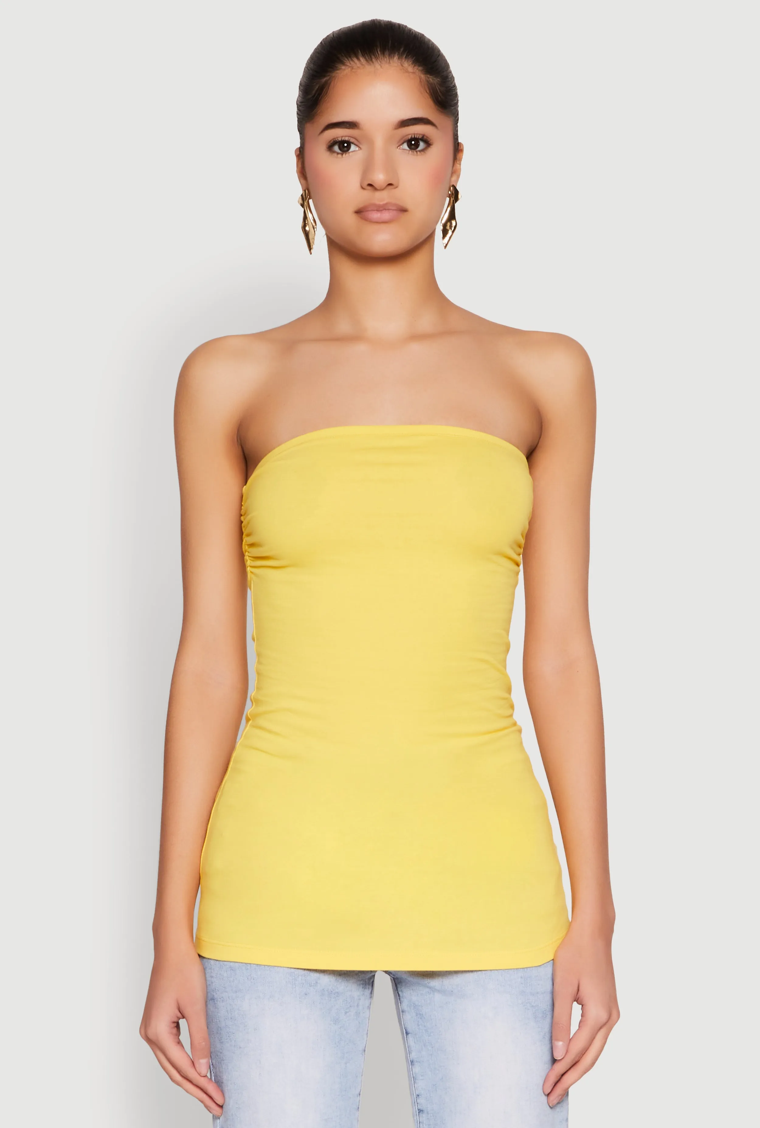 Ruched Side Tube Top sold by Rainbow product image thumbnail 2