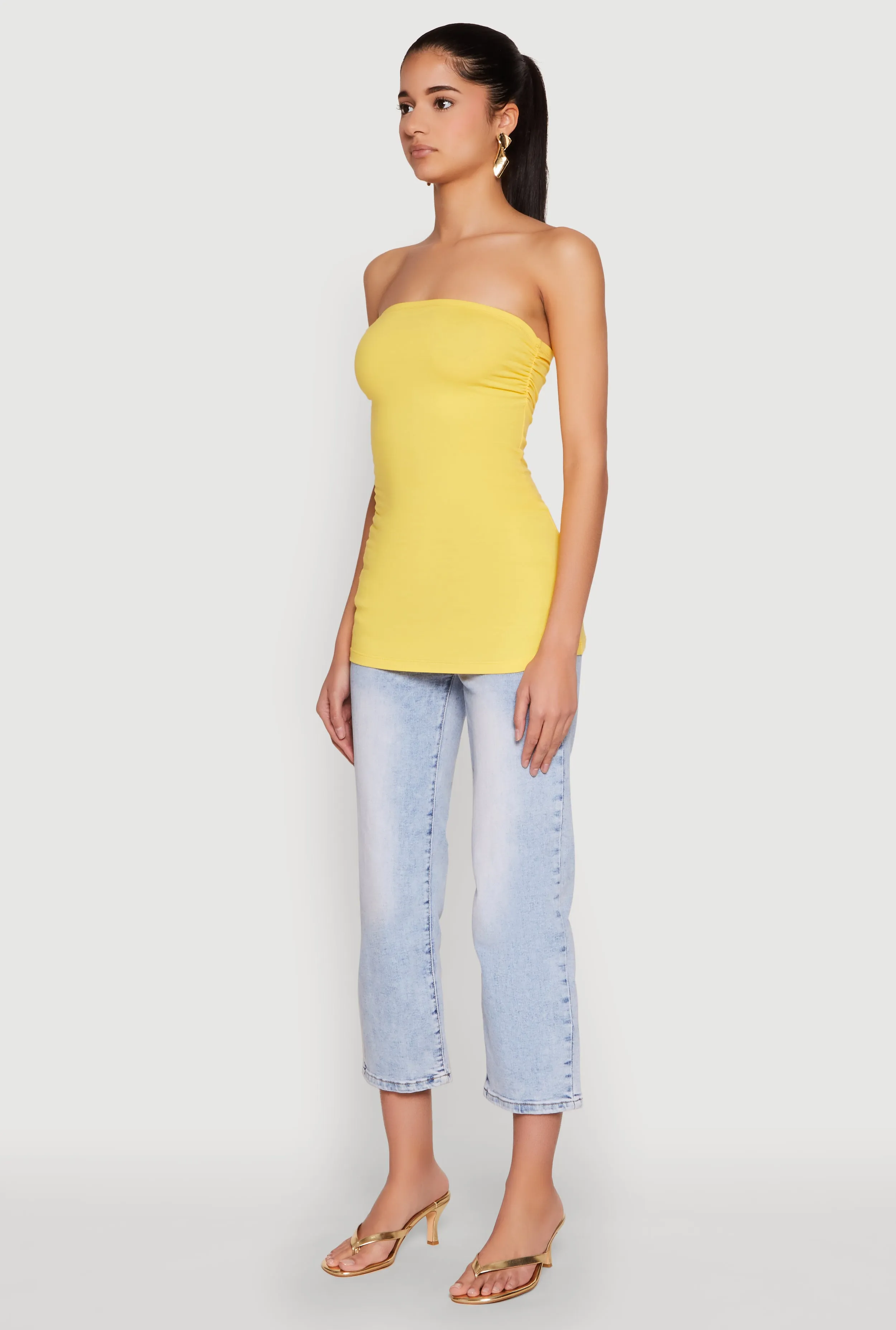 Ruched Side Tube Top sold by Rainbow product image thumbnail 5