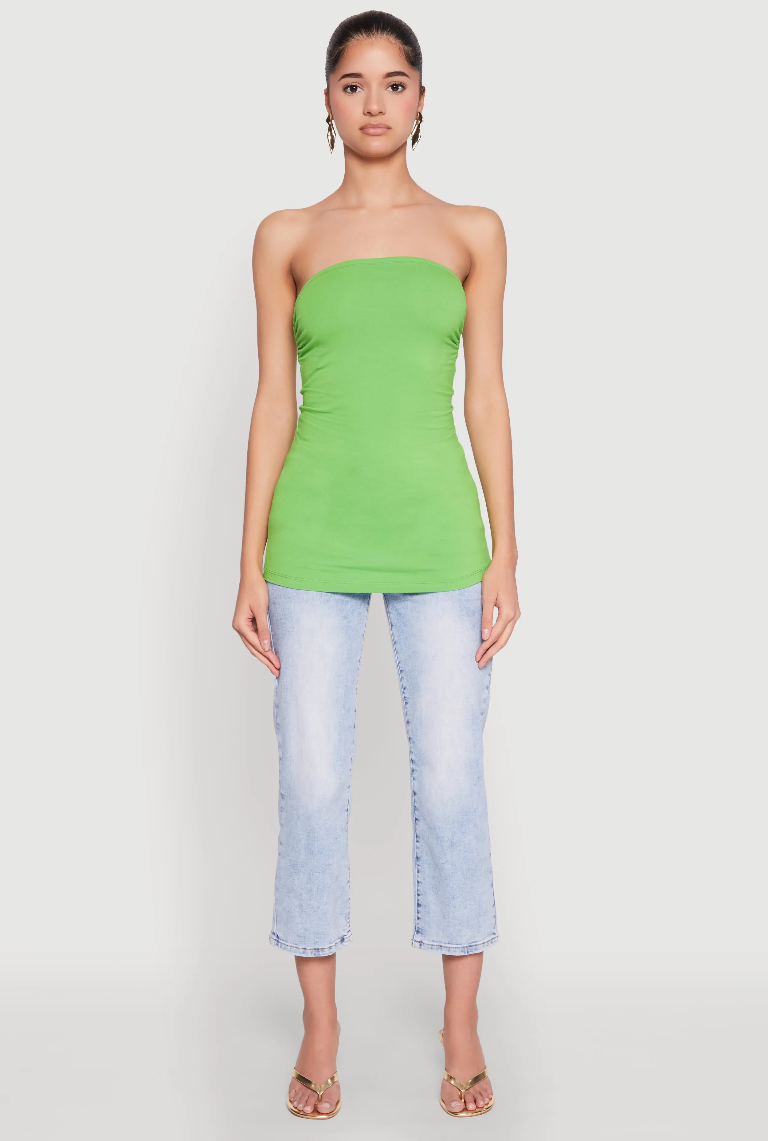 Ruched Side Tube Top sold by Rainbow product image thumbnail 3