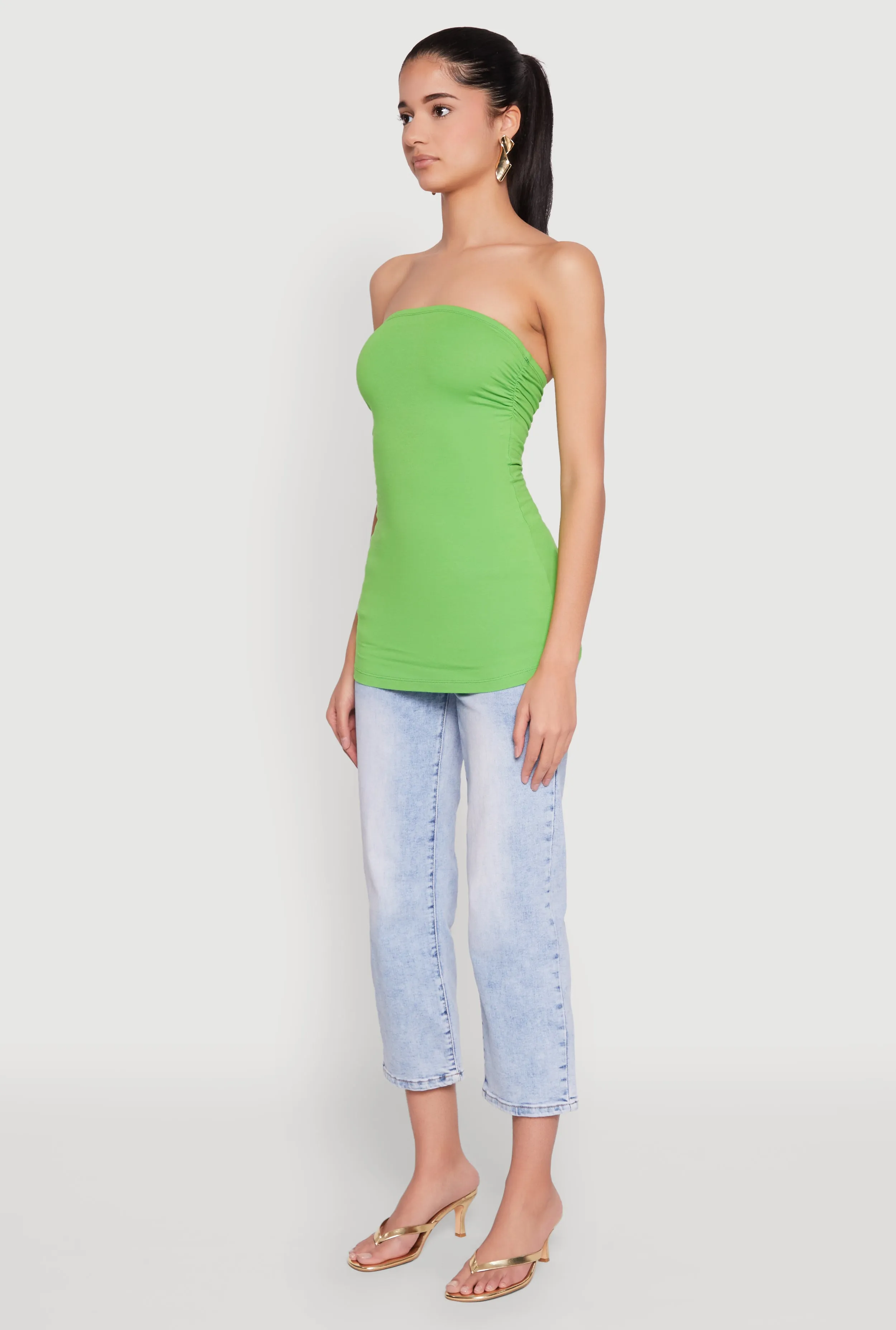 Ruched Side Tube Top sold by Rainbow product image thumbnail 5