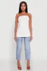 Ruched Side Tube Top sold by Rainbow