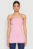 Ruched Side Tube Top sold by Rainbow