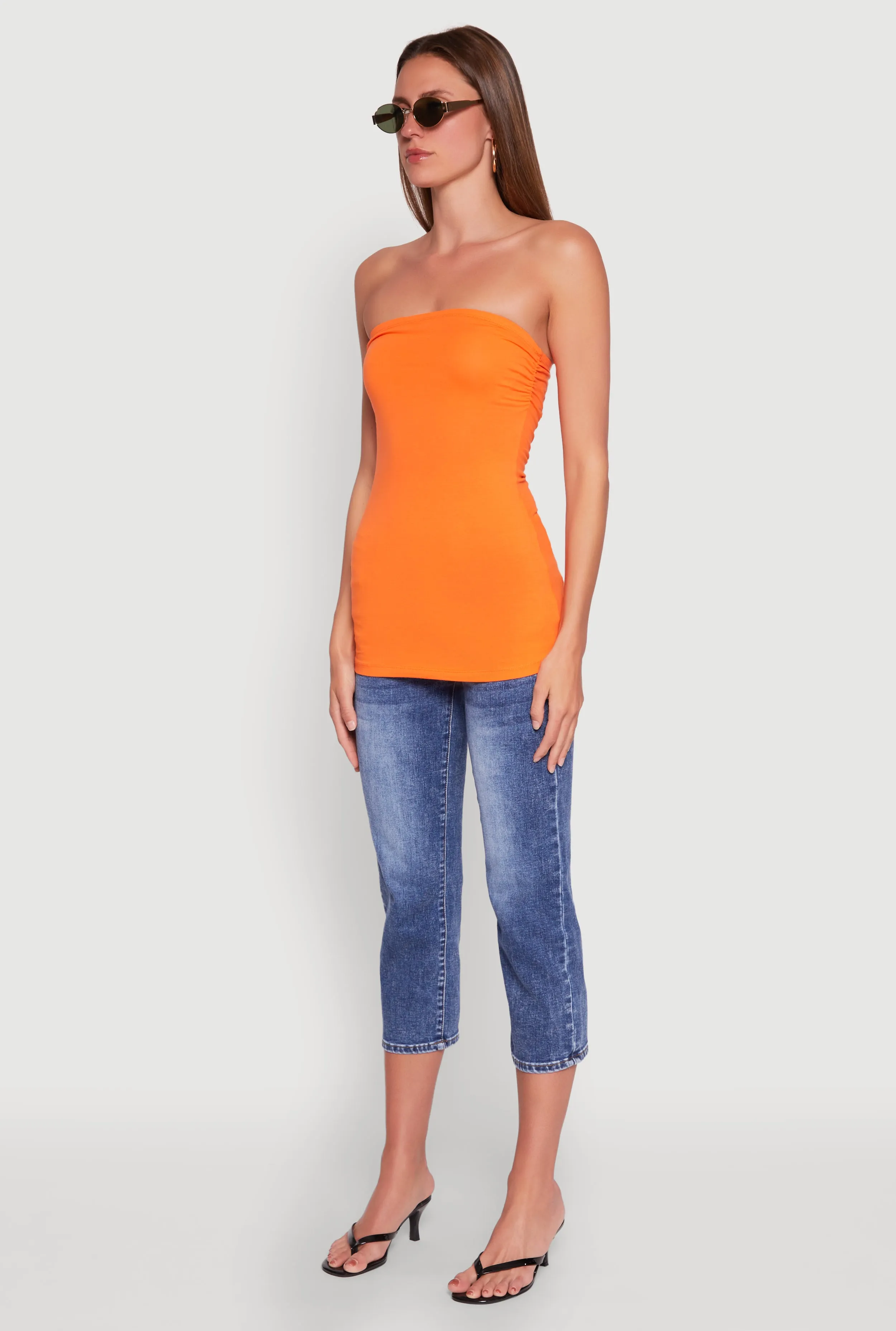 Ruched Side Tube Top sold by Rainbow product image thumbnail 5