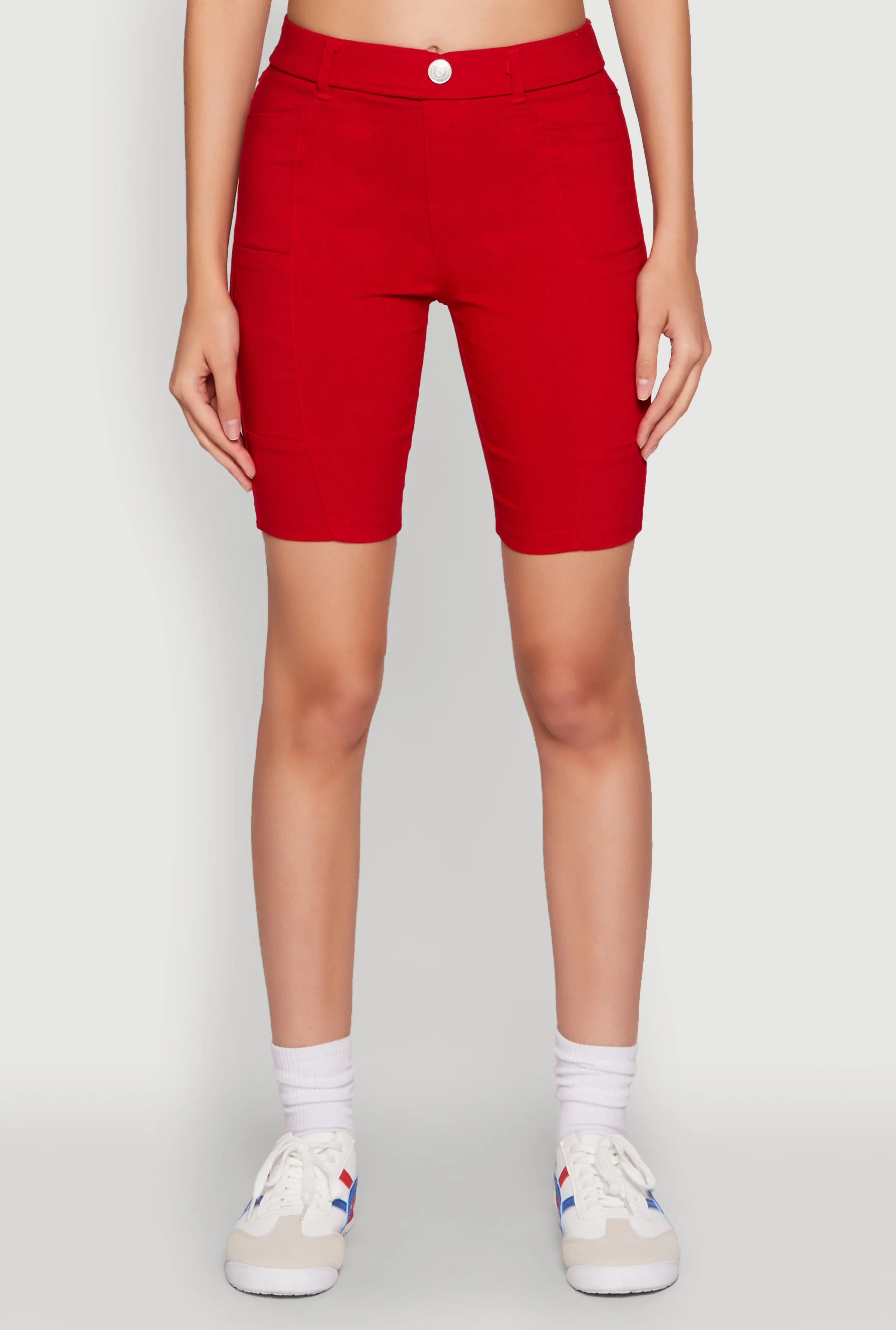 Hyper Stretch Pintuck Bermuda Shorts sold by Rainbow product image thumbnail 5