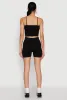 Seamless Cropped Cami and Biker Shorts Set sold by Rainbow