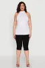Plus Size Seamless Mock Neck Halter Top sold by Rainbow