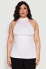 Plus Size Seamless Mock Neck Halter Top sold by Rainbow