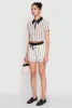 Striped Crochet Crop Top sold by Rainbow