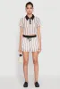 Striped Crochet Crop Top sold by Rainbow