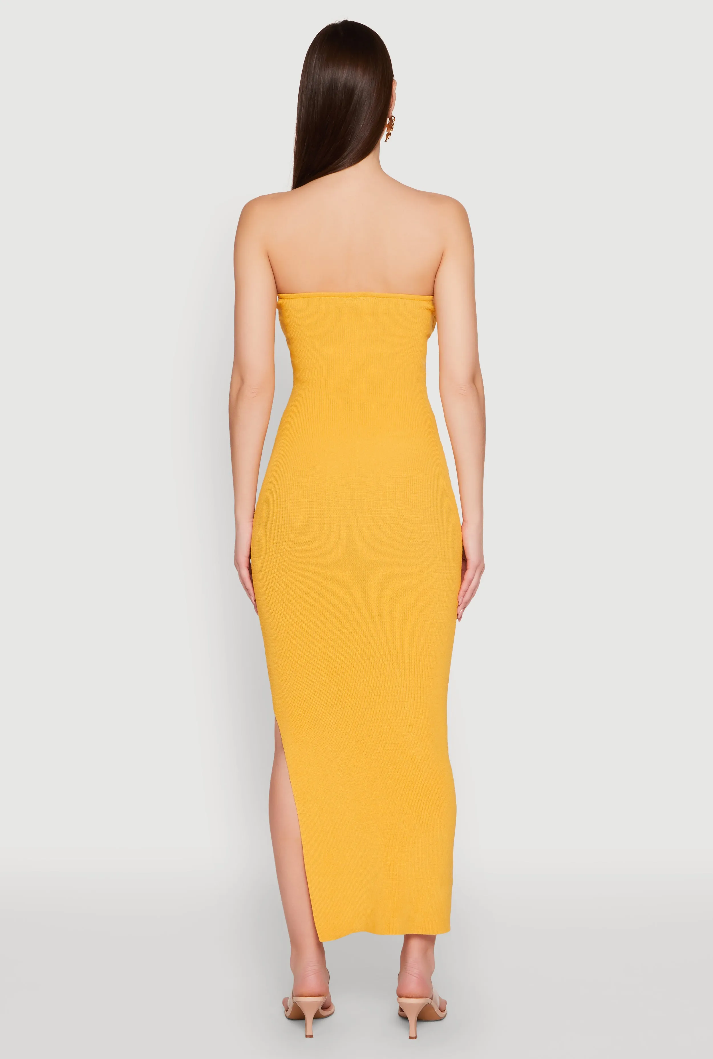 Side Slit Maxi Tube Dress sold by Rainbow product image thumbnail 5