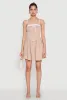 Contrast Trim Corset Skater Dress sold by Rainbow