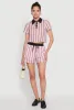 Striped Crochet Crop Top sold by Rainbow