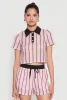 Striped Crochet Crop Top sold by Rainbow