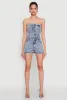 Daisy Denim Button Front Romper sold by Rainbow