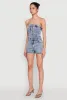 Daisy Denim Button Front Romper sold by Rainbow