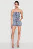 Daisy Denim Button Front Romper sold by Rainbow
