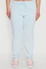 Plus Size Daisy Varsity Stripe Drawstring Joggers sold by Rainbow