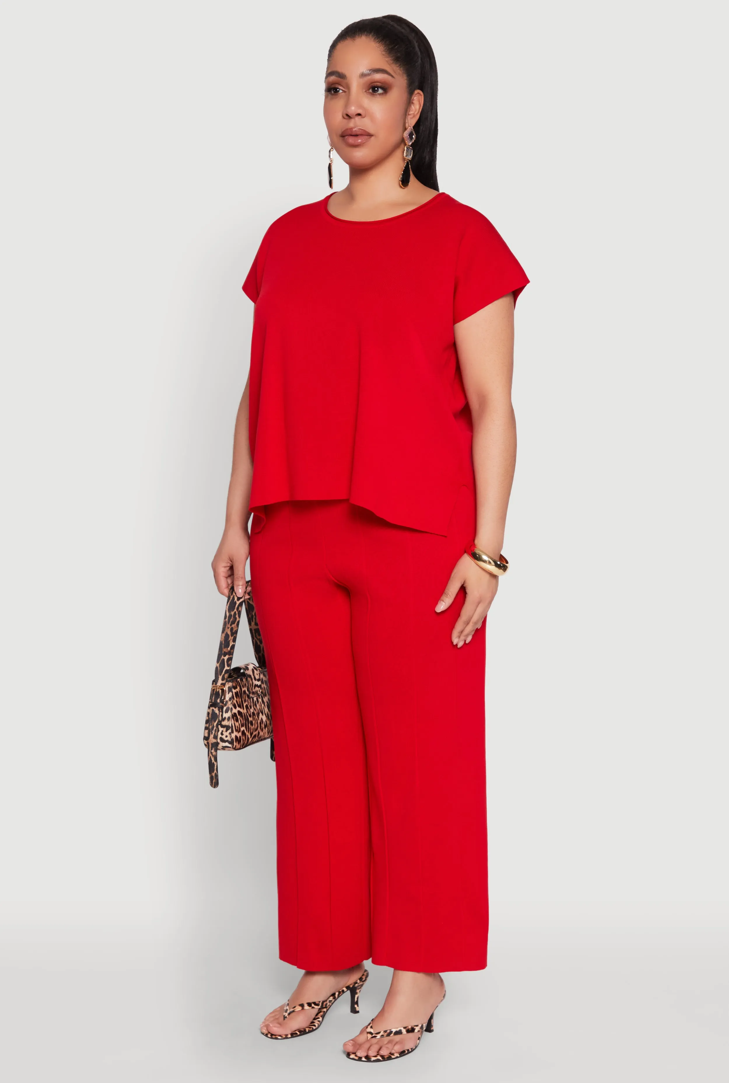 Plus Size Daisy Knitted Crew Neck Top sold by Rainbow product image thumbnail 5