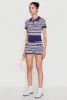 Daisy Striped Polo Crop Top sold by Rainbow