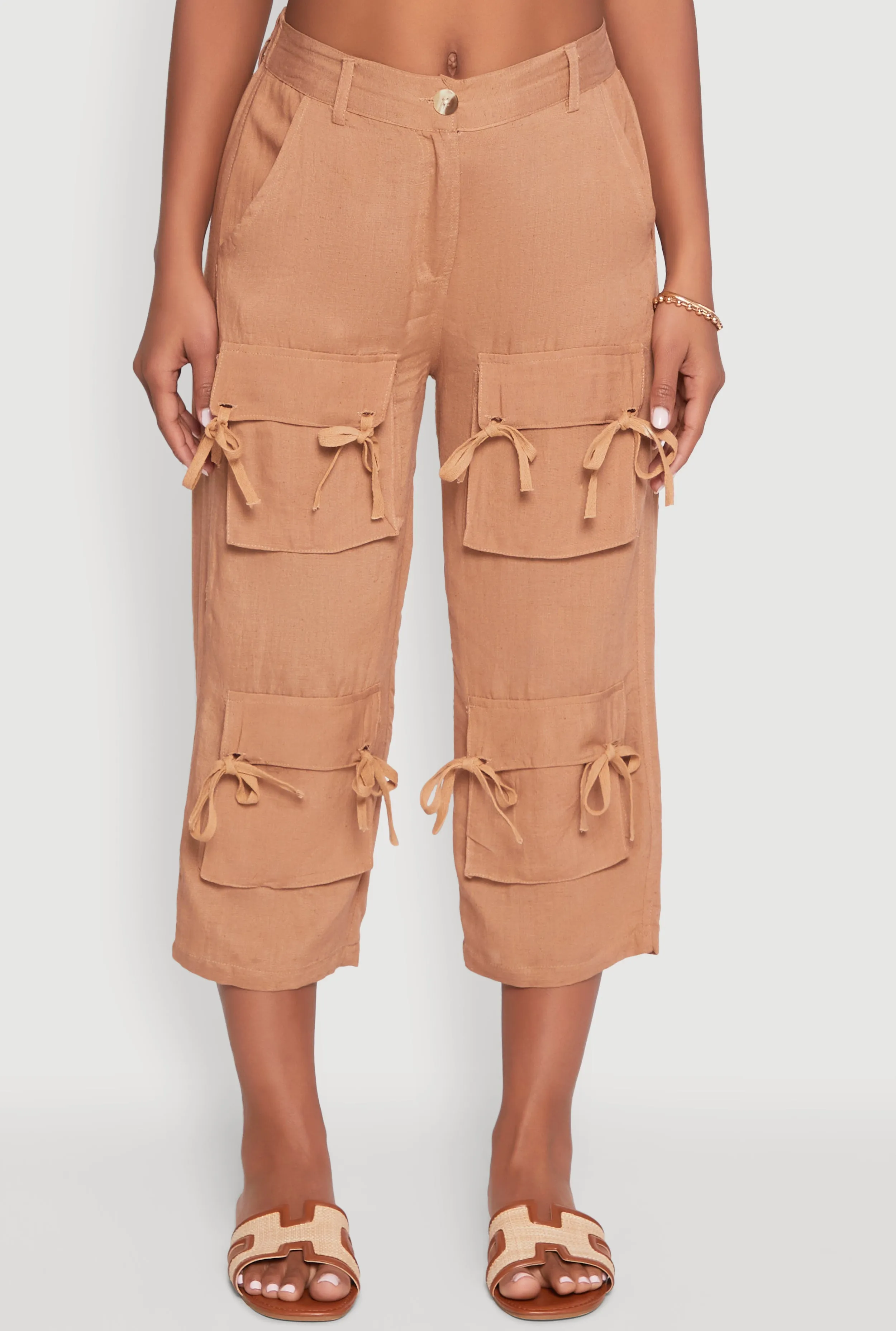 Bow Cargo Pocket Capri Pants sold by Rainbow product image thumbnail 5