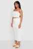 Texture Knit Cropped Tube Top sold by Rainbow
