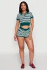 Daisy Striped Shorts sold by Rainbow