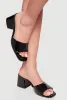 Open Toe Block Heel Mules sold by Rainbow
