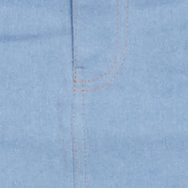 Color Blocked Denim Cargo Skirt sold by Rainbow product image thumbnail 4