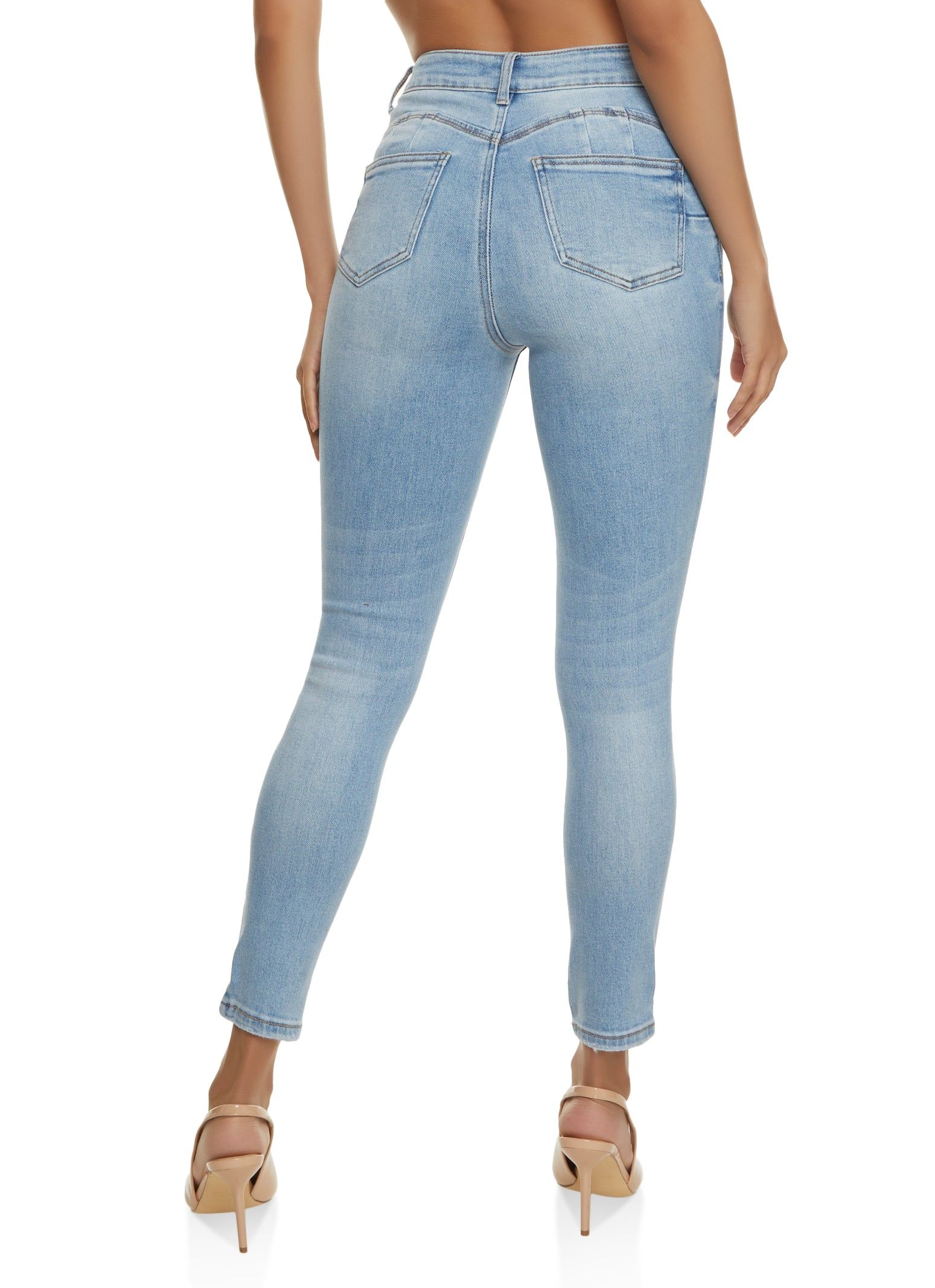 WAX Cropped High Rise Skinny Jeans sold by Rainbow product image thumbnail 2
