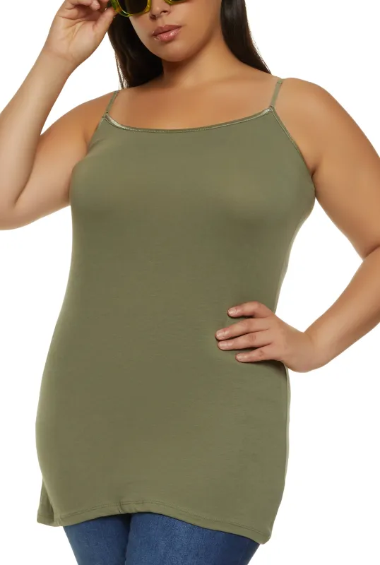 Plus Size Scoop Neck Cami sold by Rainbow