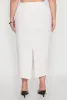 Plus Size Pinstripe High Waist Skirt sold by Rainbow