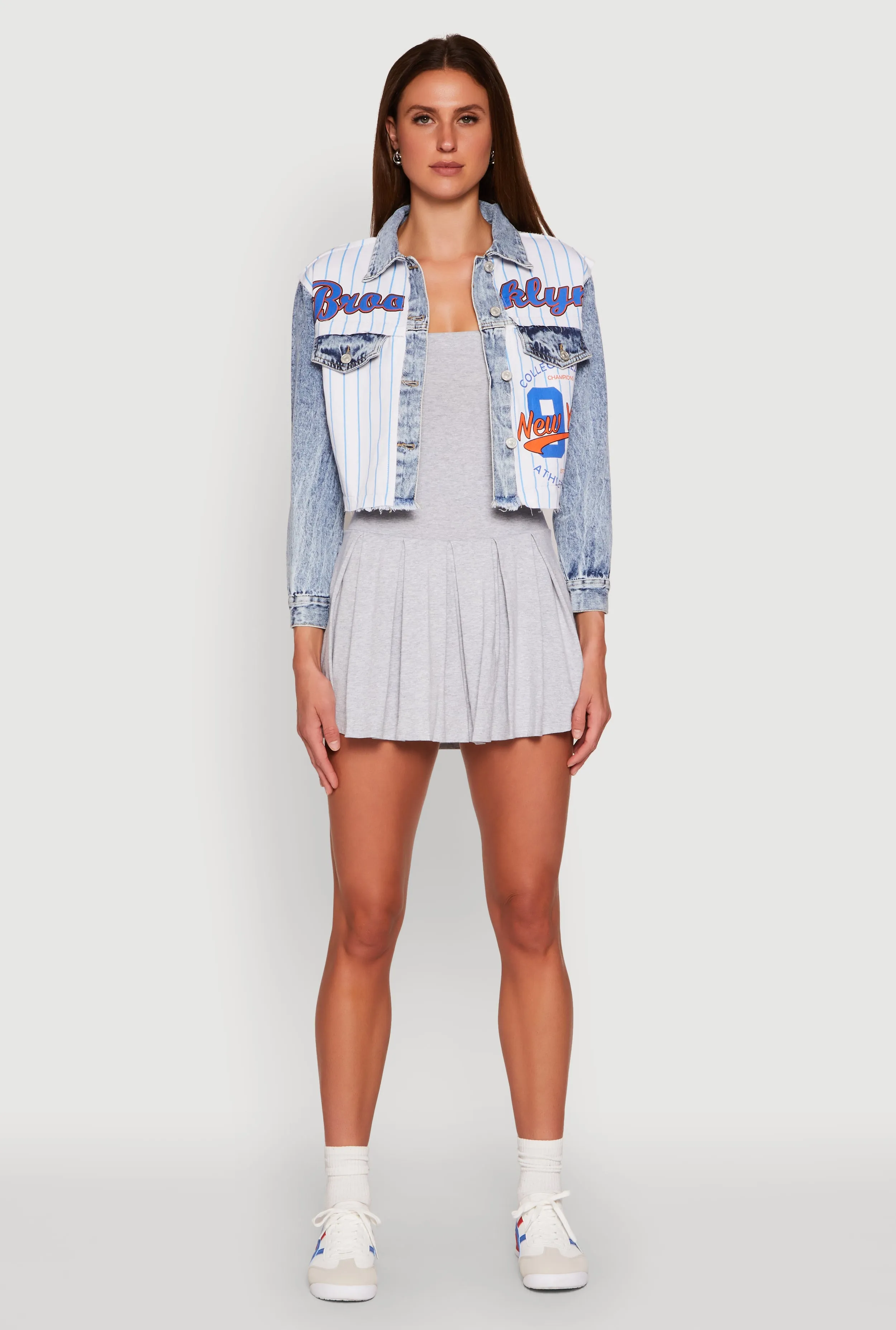 Brooklyn Baseball Graphic Jean Jacket sold by Rainbow product image thumbnail 3