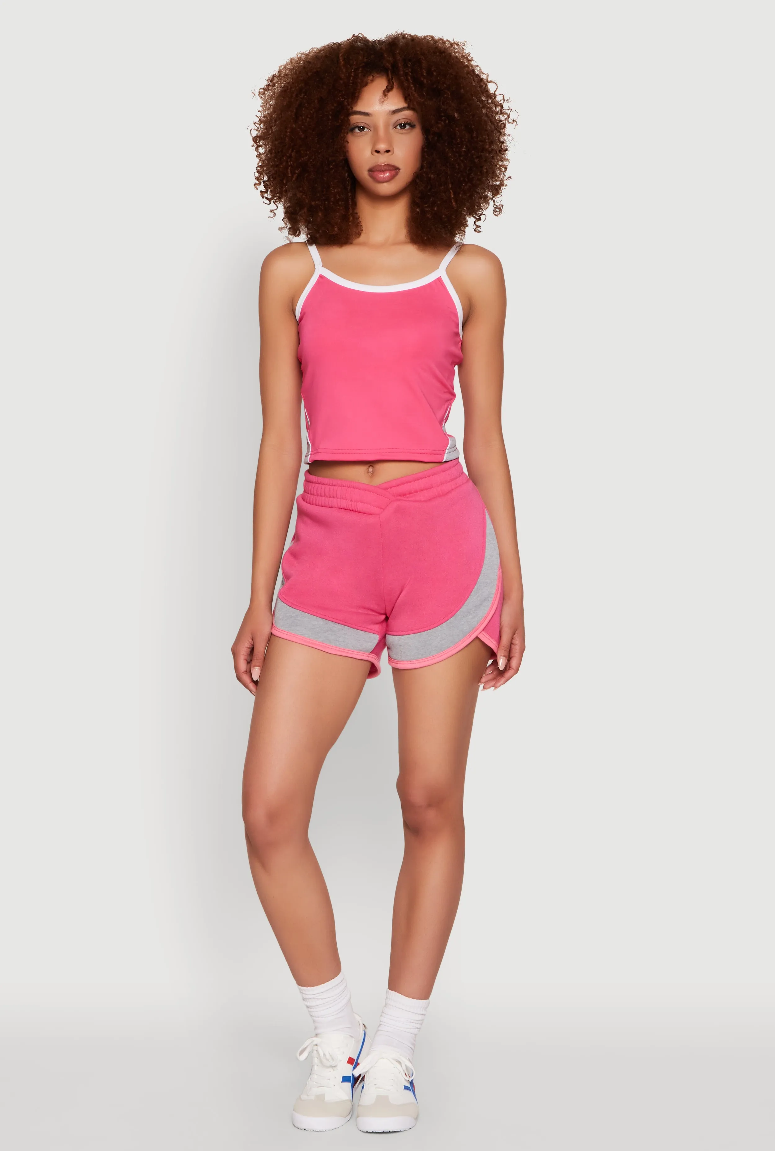 Marled Detail Dolphin Shorts sold by Rainbow product image thumbnail 2