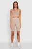 Seamless Mineral Wash Cropped Tank Top sold by Rainbow