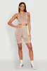Seamless Mineral Wash Cropped Tank Top sold by Rainbow