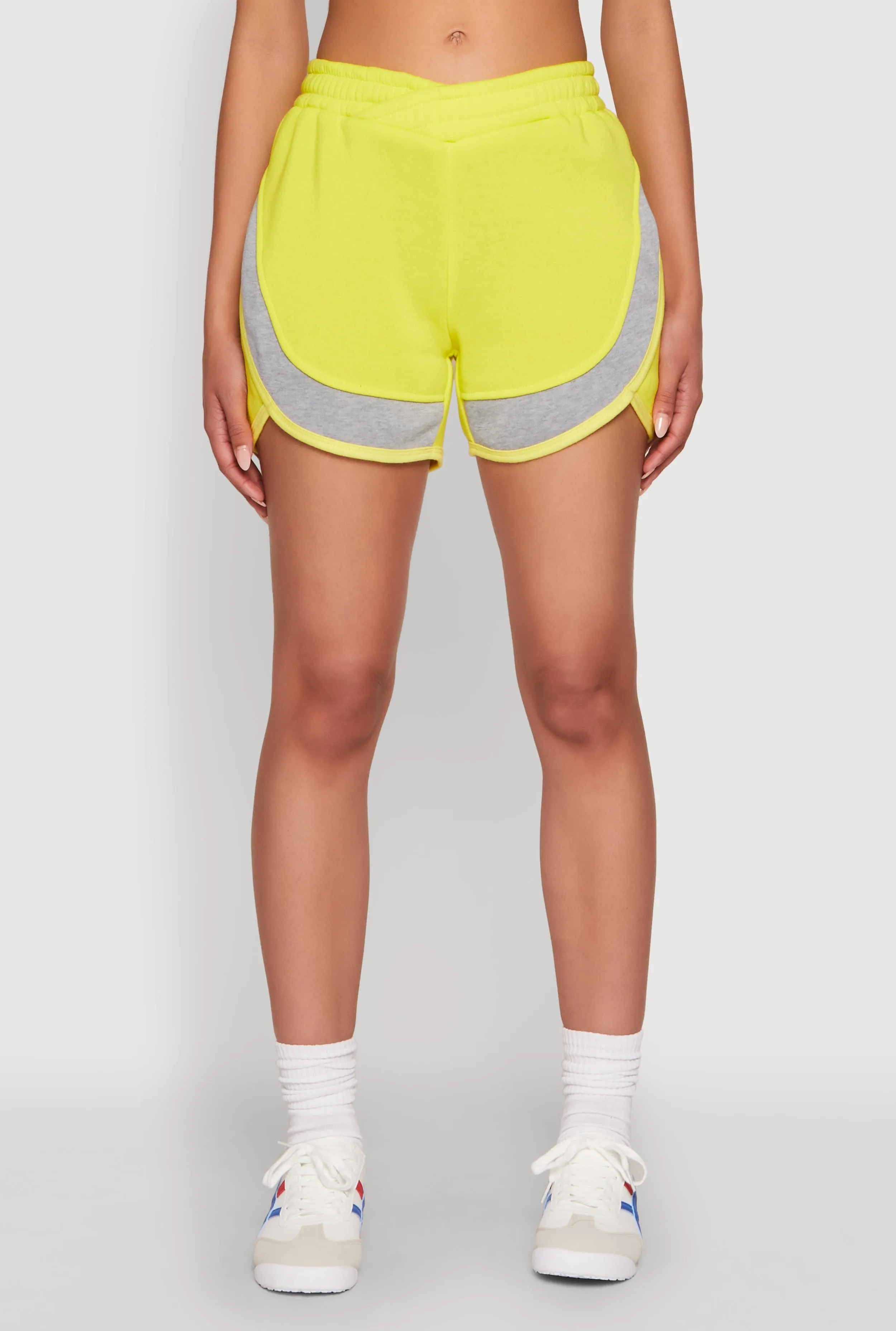 Marled Detail Dolphin Shorts sold by Rainbow product image thumbnail 3