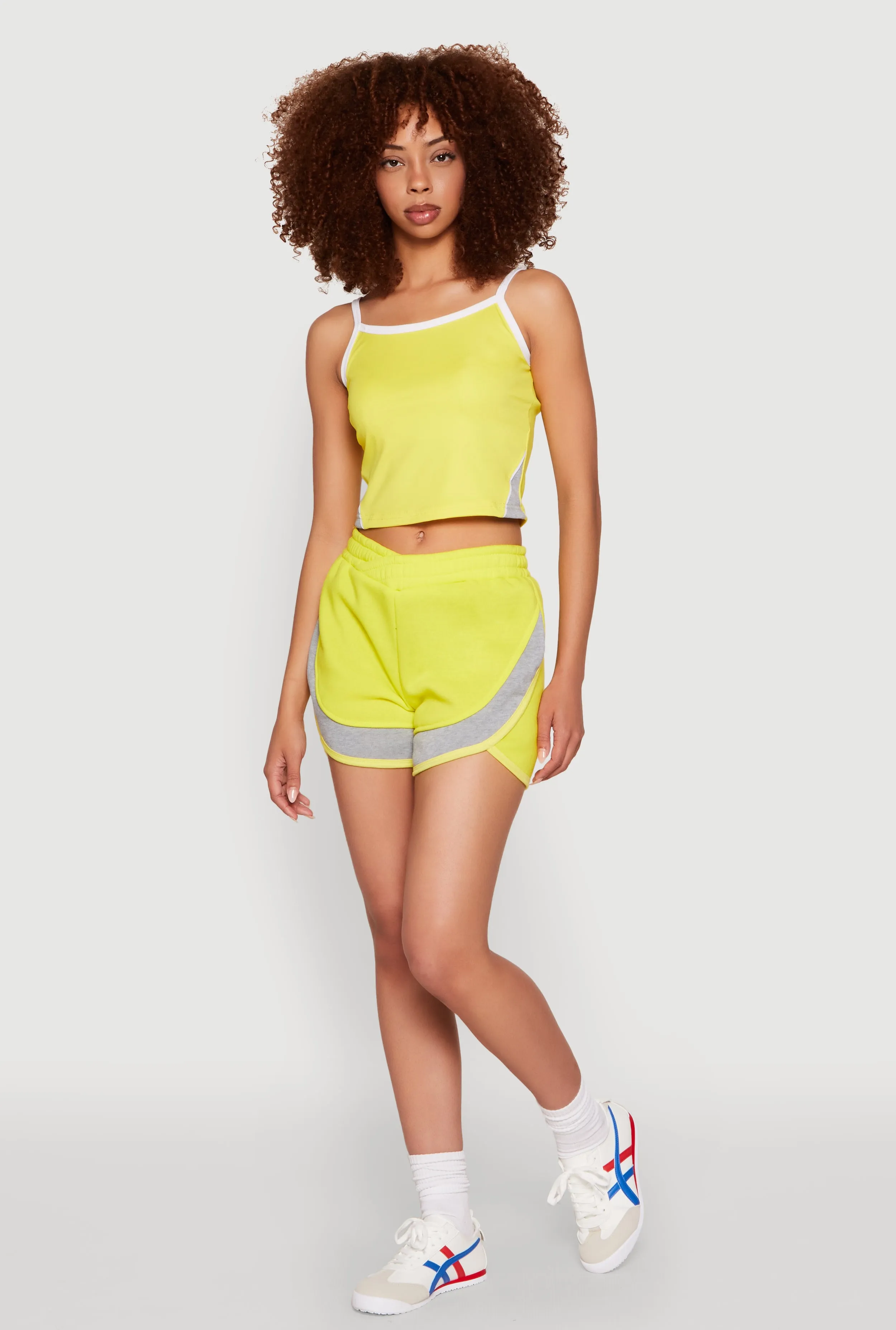 Marled Detail Dolphin Shorts sold by Rainbow product image thumbnail 2