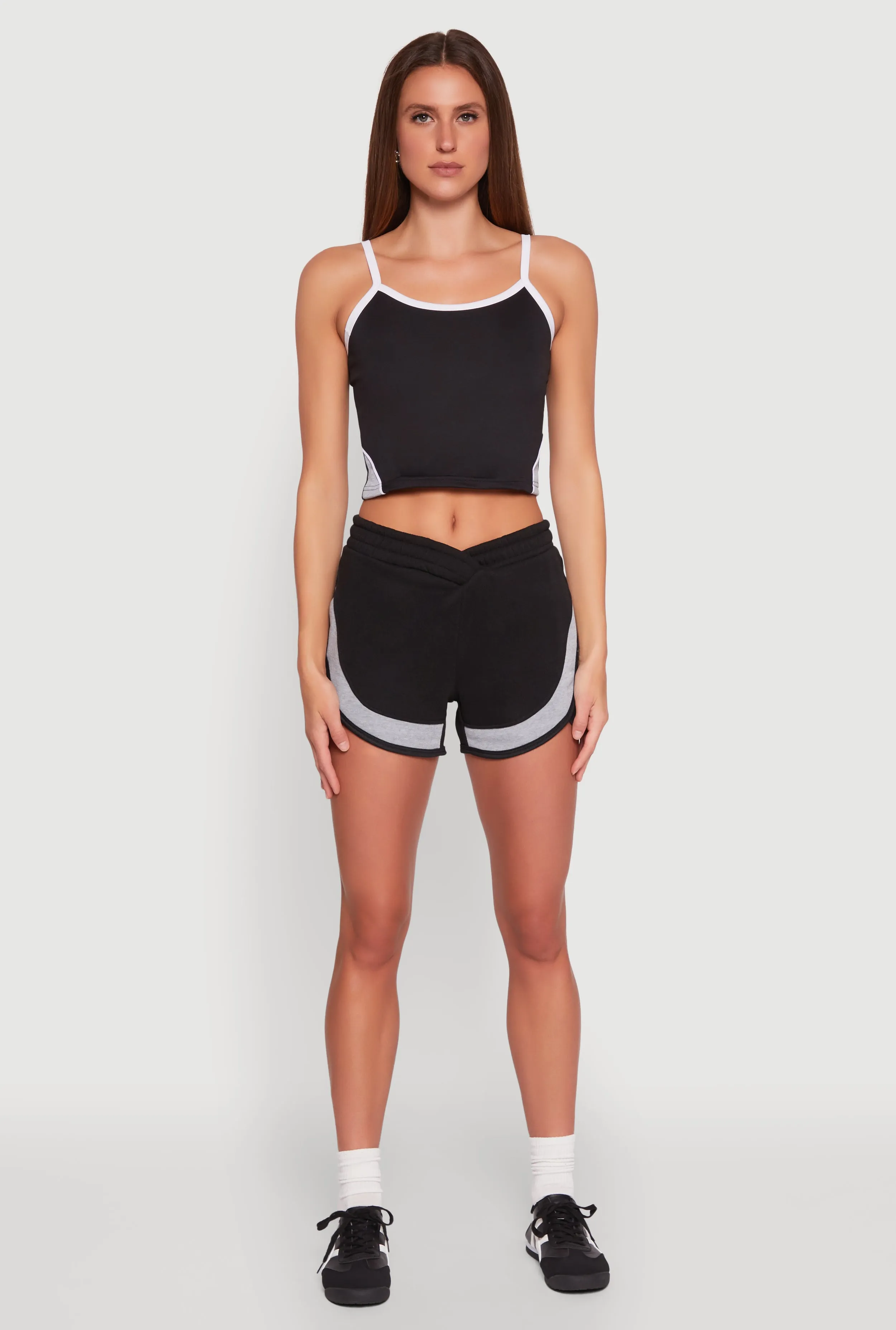 Marled Detail Dolphin Shorts sold by Rainbow product image thumbnail 2