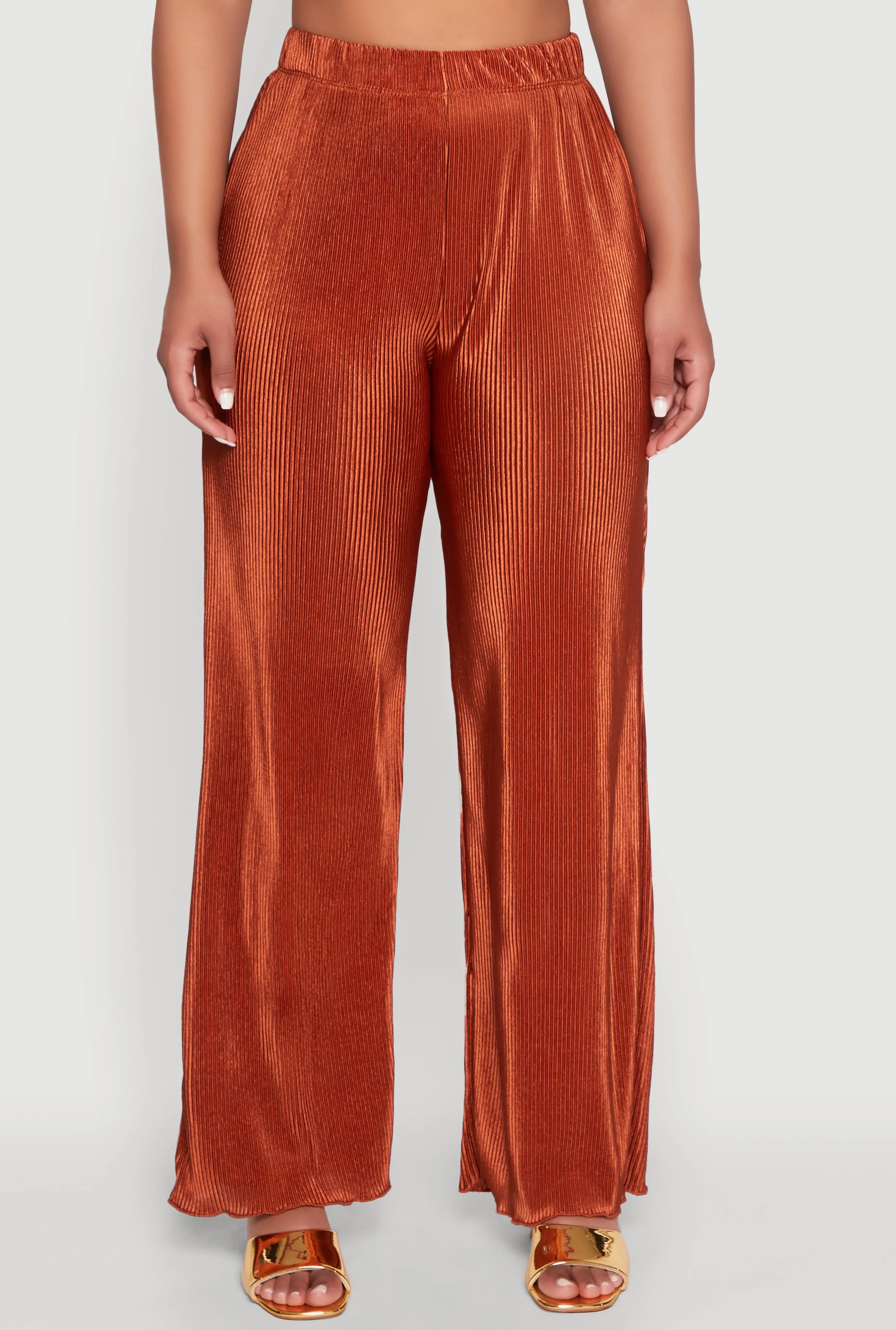 Plisse Wide Leg Pants sold by Rainbow product image thumbnail 3