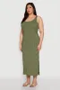 Plus Size Ribbed Knit Maxi Tank Dress sold by Rainbow