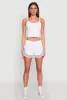 Side Marled Detail Cropped Cami sold by Rainbow