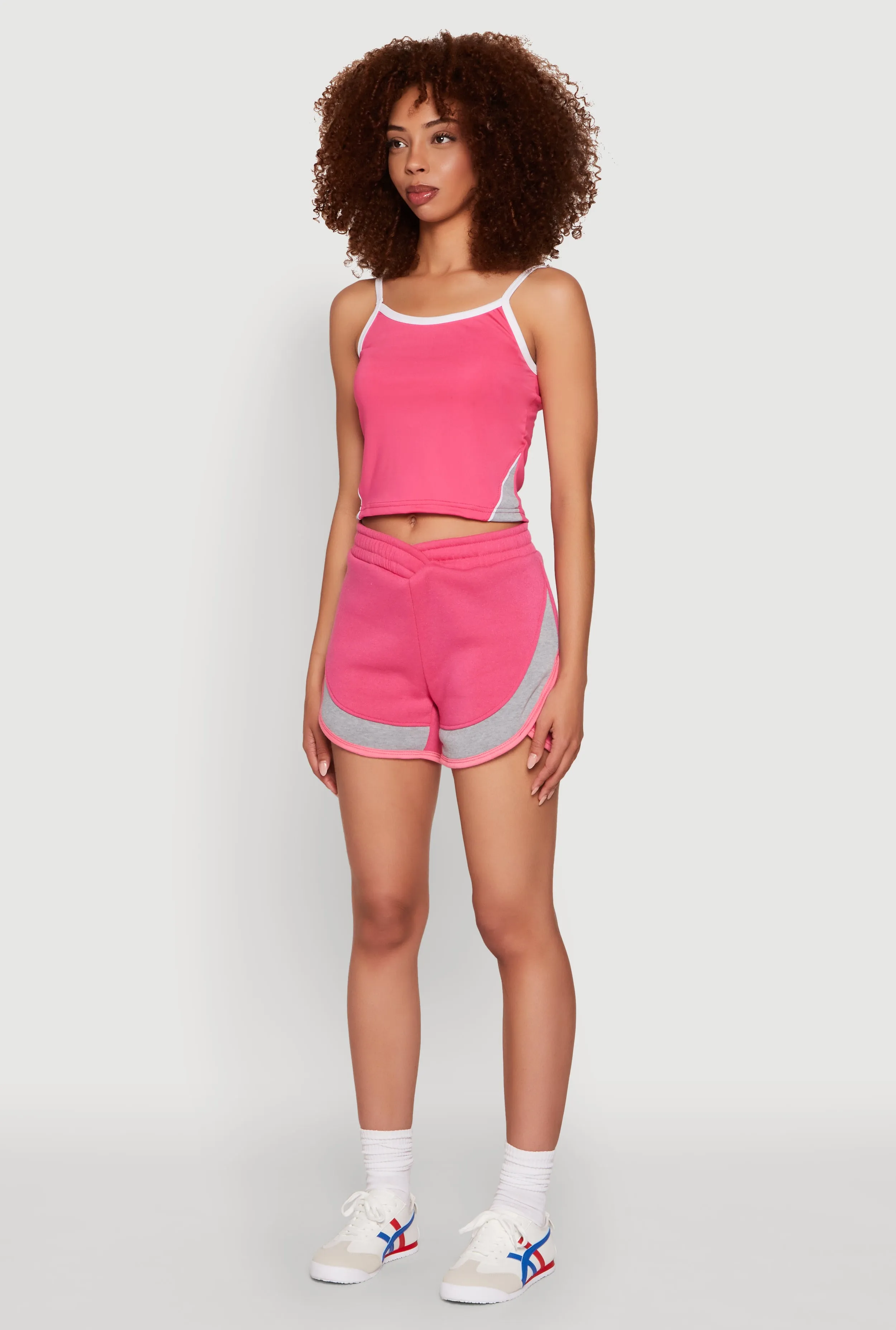 Side Marled Detail Cropped Cami sold by Rainbow product image thumbnail 5