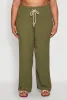 Plus Size Airy High Waisted Palazzo Pants sold by Rainbow