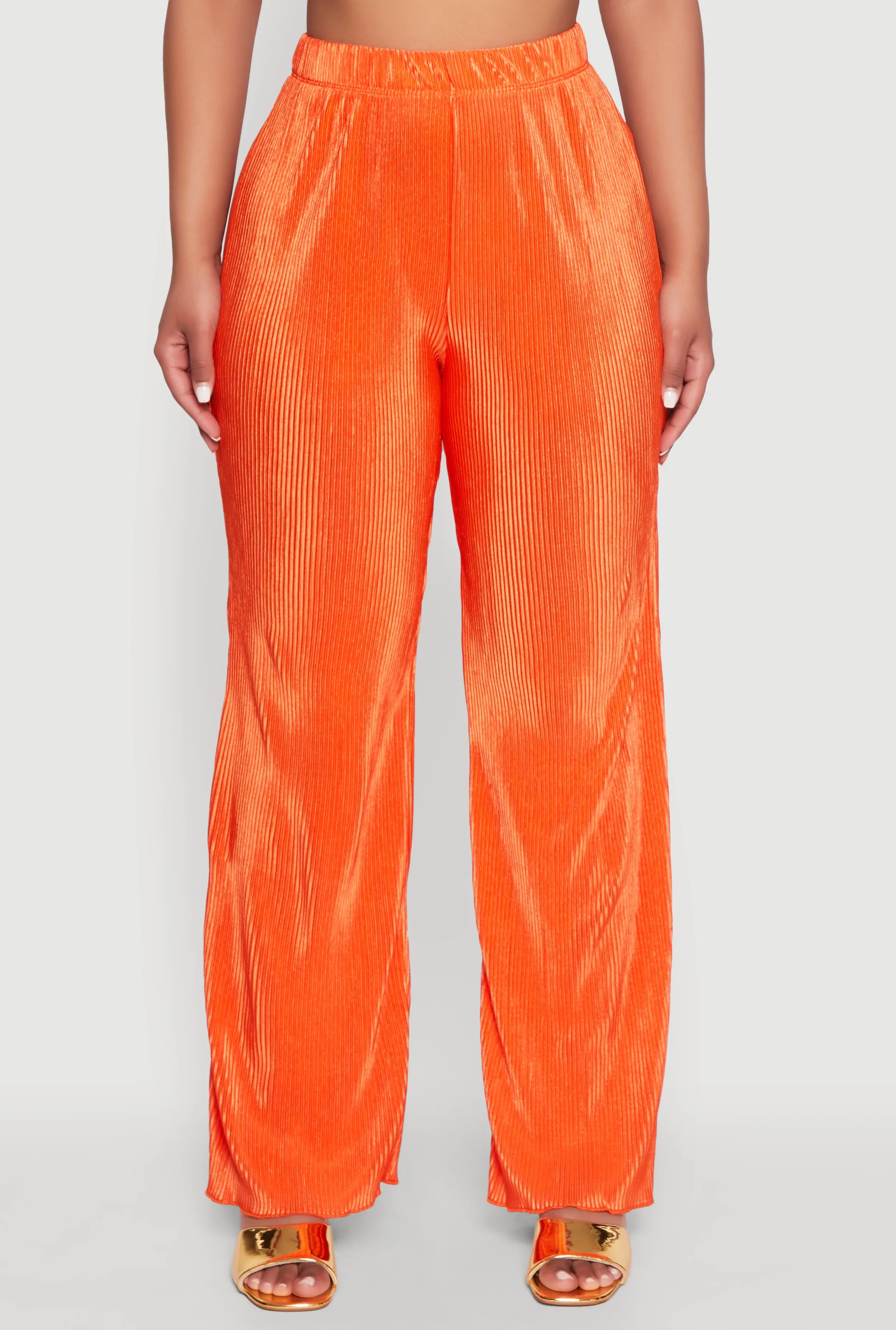 Plisse Wide Leg Pants sold by Rainbow product image thumbnail 3