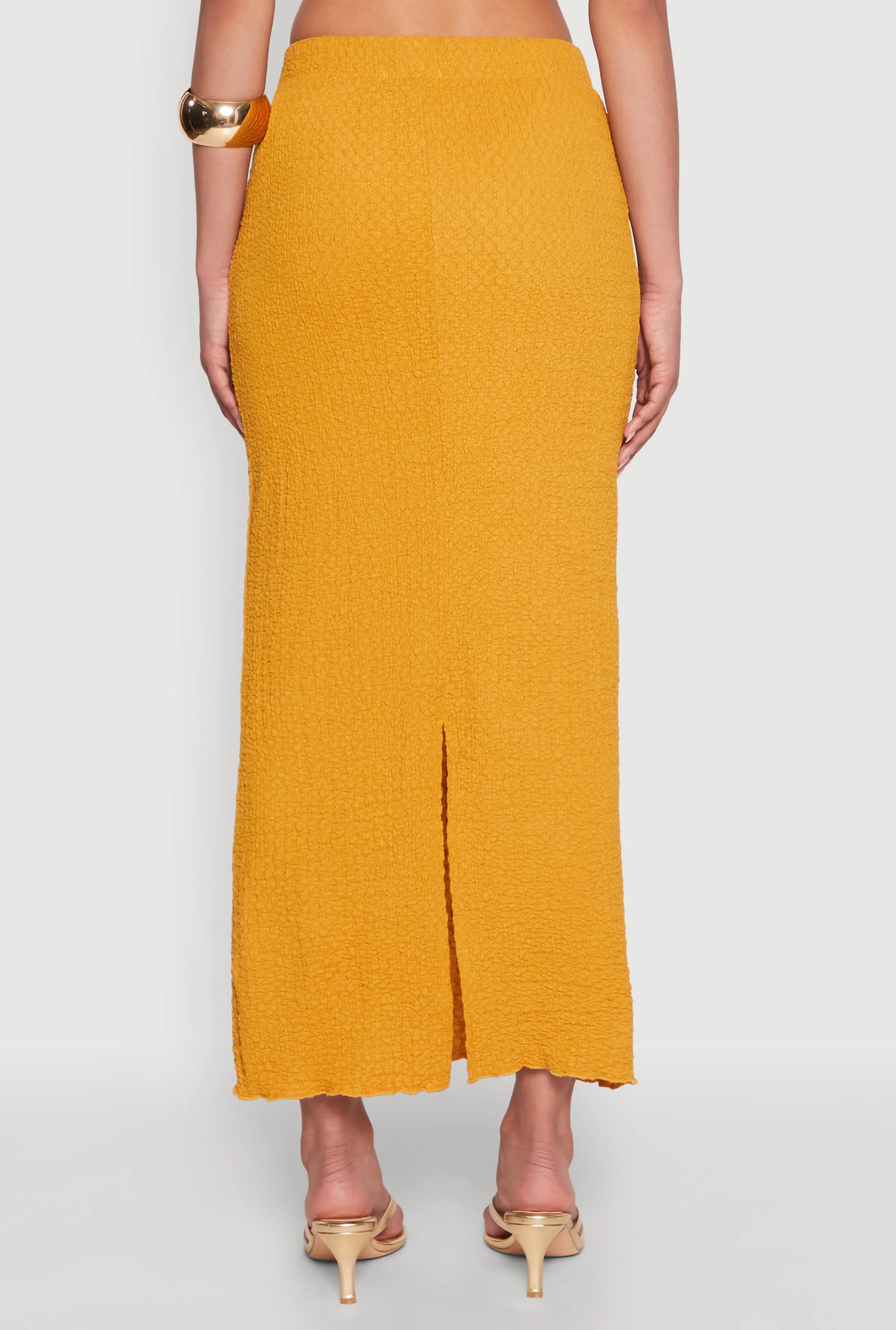 Lettuce Edge Textured Knit Skirt sold by Rainbow product image thumbnail 5